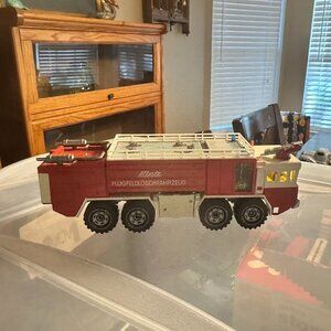 Vintage Siku Metz Flugfeld loschfahrzeug Fire Truck Model V 332 Germany Die Cast